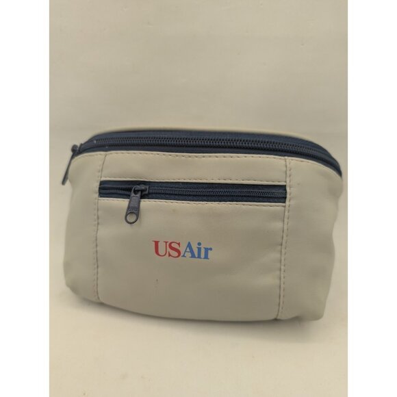 Vintage US Air First Class Gray Cosmetic/Travel Bag with accessories - Picture 2 of 7